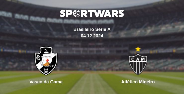 Where to watch the match Vasco da Gama - Atlético Mineiro