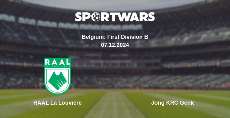 Where to watch the match RAAL La Louvière - Jong KRC Genk