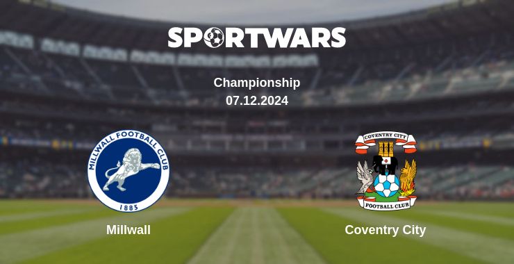 Where to watch the match Millwall - Coventry City