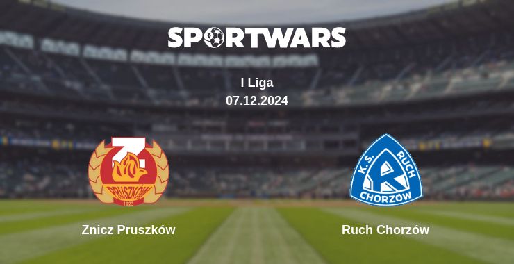 Where to watch the match Znicz Pruszków - Ruch Chorzów