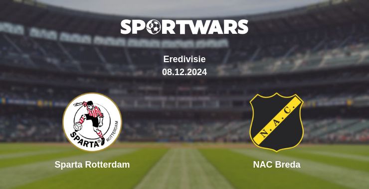 Where to watch the match Sparta Rotterdam - NAC Breda