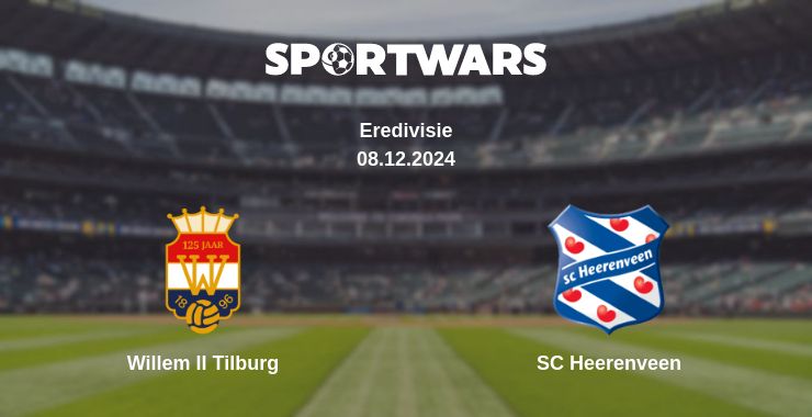 Where to watch the match Willem II Tilburg - SC Heerenveen