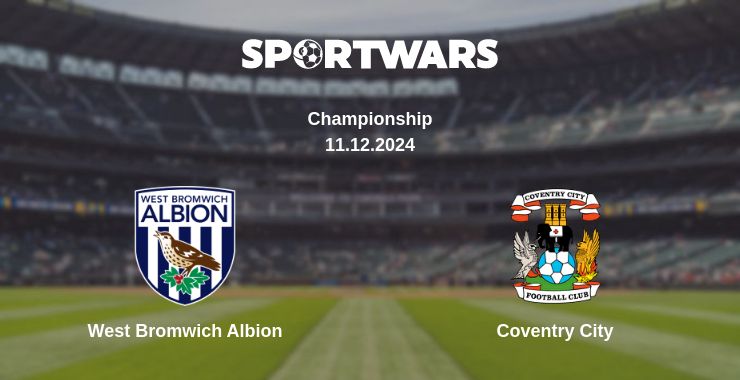 Where to watch the match West Bromwich Albion - Coventry City