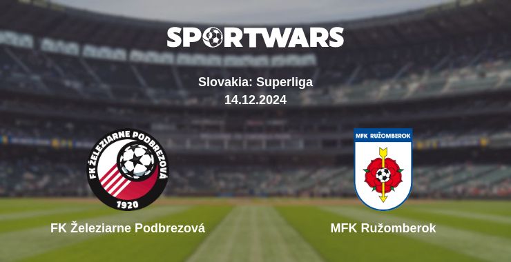 Where to watch the match FK Železiarne Podbrezová - MFK Ružomberok