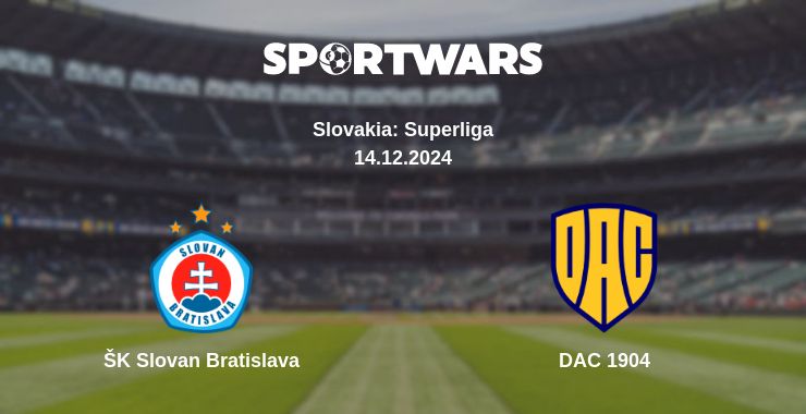 Where to watch the match ŠK Slovan Bratislava - DAC 1904