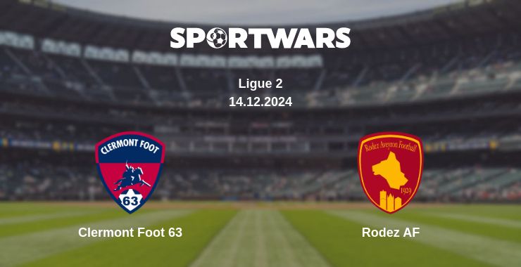 Where to watch the match Clermont Foot 63 - Rodez AF