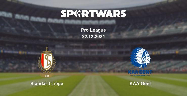 Where to watch the match Standard Liège - KAA Gent