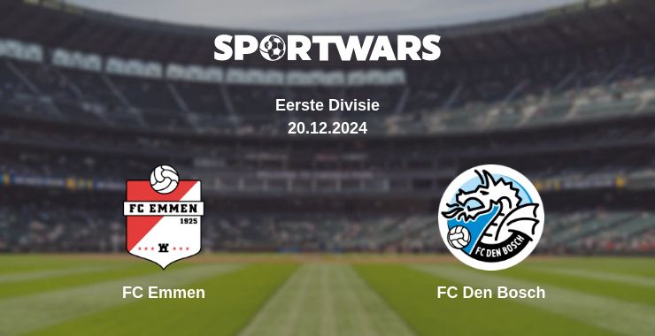 Where to watch the match FC Emmen - FC Den Bosch