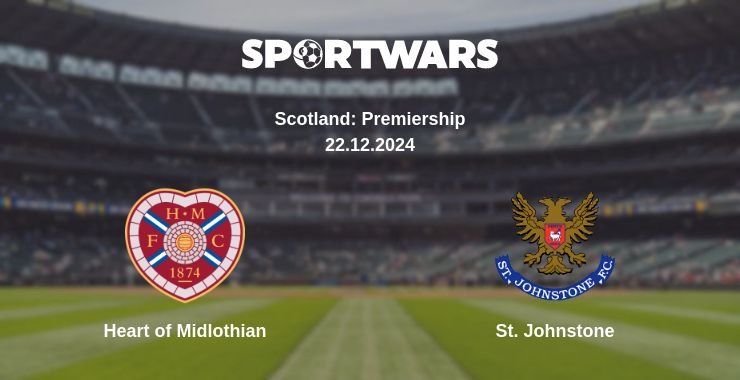 Where to watch the match Heart of Midlothian - St. Johnstone