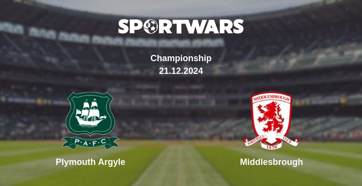 Where to watch the match Plymouth Argyle - Middlesbrough