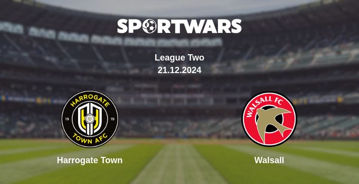 Where to watch the match Harrogate Town - Walsall