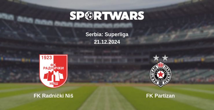 Where to watch the match FK Radnički Niš - FK Partizan