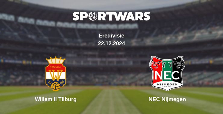 Where to watch the match Willem II Tilburg - NEC Nijmegen