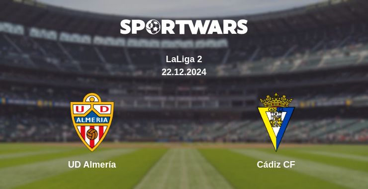 Where to watch the match UD Almería - Cádiz CF