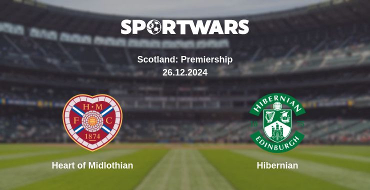 Where to watch the match Heart of Midlothian - Hibernian