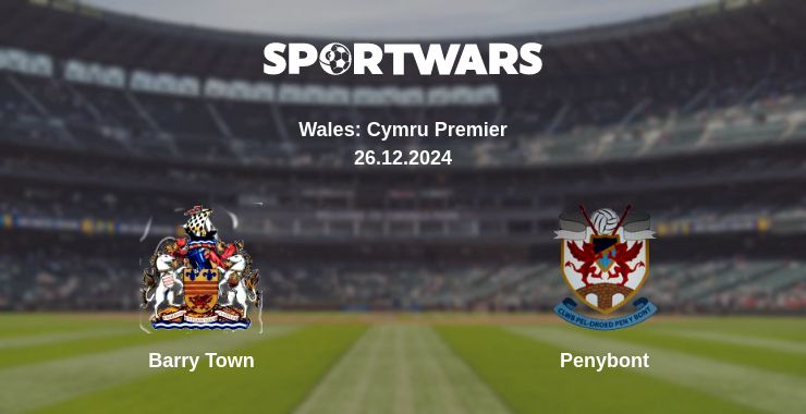 Where to watch the match Barry Town - Penybont