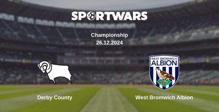 Where to watch the match Derby County - West Bromwich Albion