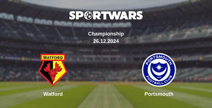 Where to watch the match Watford - Portsmouth