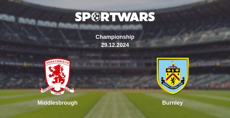 Where to watch the match Middlesbrough - Burnley