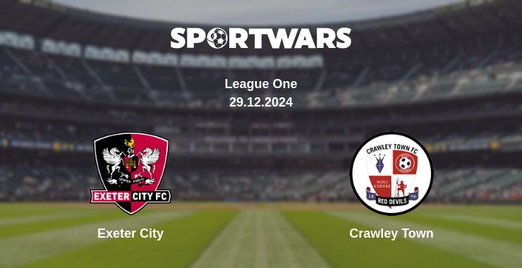 Where to watch the match Exeter City - Crawley Town