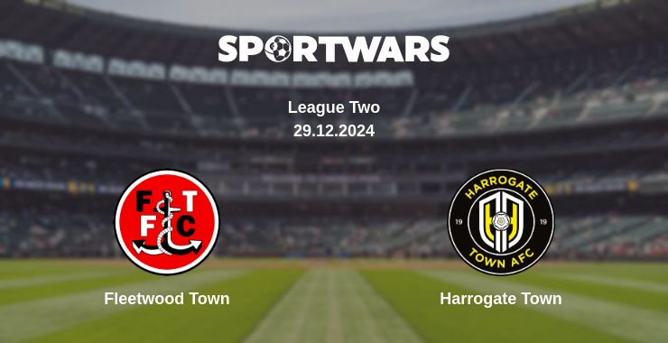 Where to watch the match Fleetwood Town - Harrogate Town