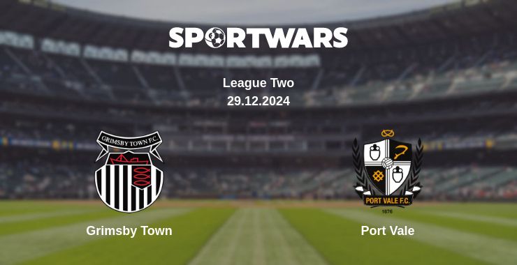 Where to watch the match Grimsby Town - Port Vale