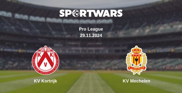 Where to watch the match KV Kortrijk - KV Mechelen