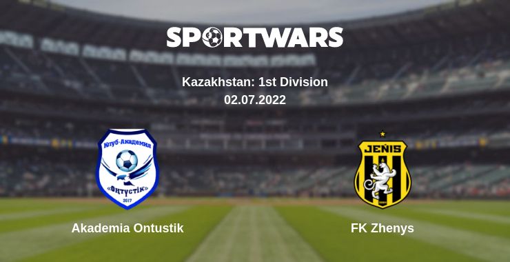 Where to watch the match Akademia Ontustik - FK Zhenys