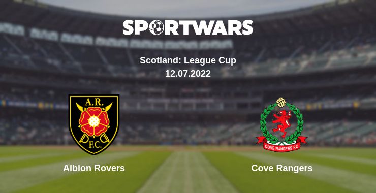 Where to watch the match Albion Rovers - Cove Rangers