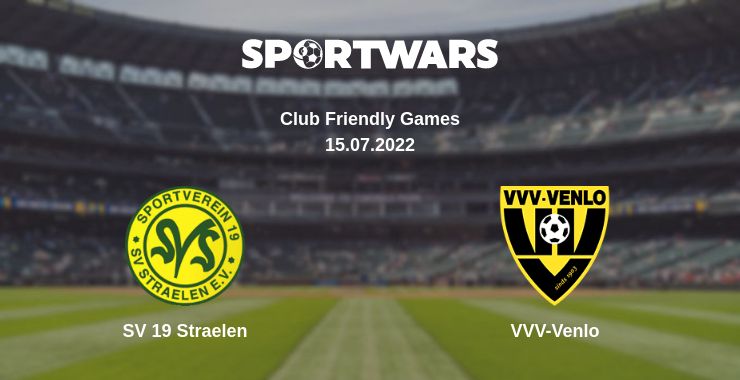 Where to watch the match SV 19 Straelen - VVV-Venlo