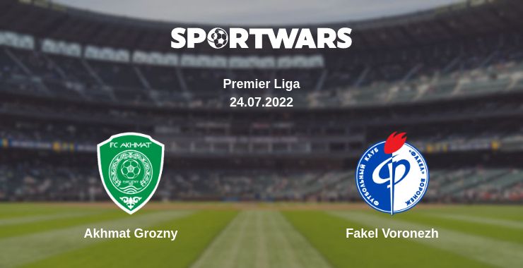 Where to watch the match Akhmat Grozny - Fakel Voronezh