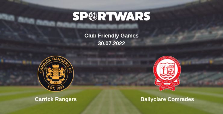 Where to watch the match Carrick Rangers - Ballyclare Comrades