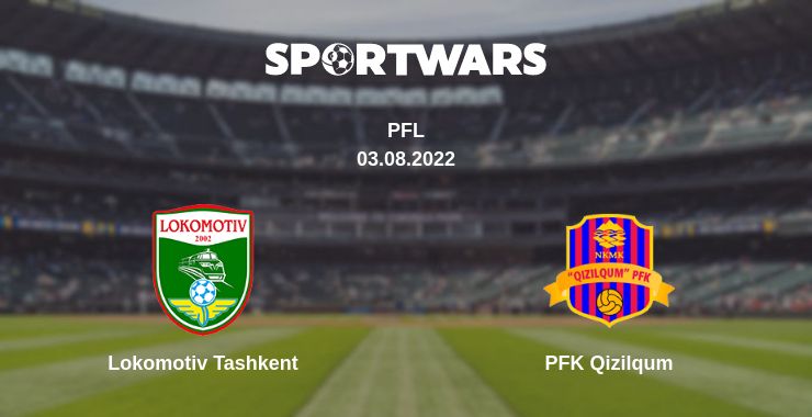 Where to watch the match Lokomotiv Tashkent - PFK Qizilqum