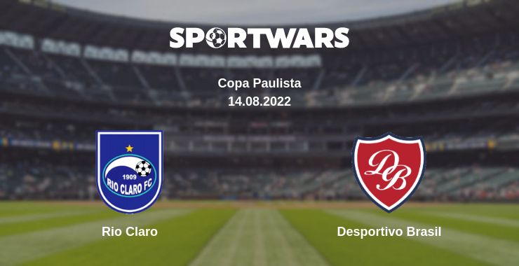 Where to watch the match Rio Claro - Desportivo Brasil