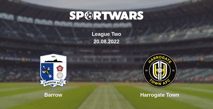 Where to watch the match Barrow - Harrogate Town