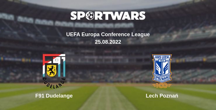 Where to watch the match F91 Dudelange - Lech Poznań