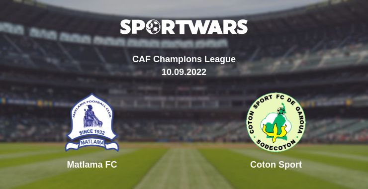 Where to watch the match Matlama FC - Coton Sport