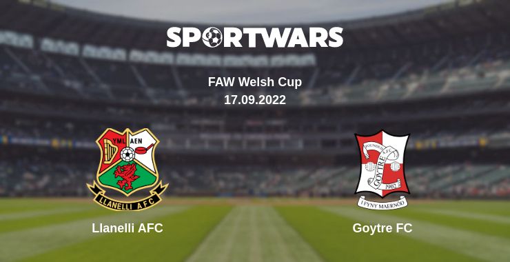 Where to watch the match Llanelli AFC - Goytre FC