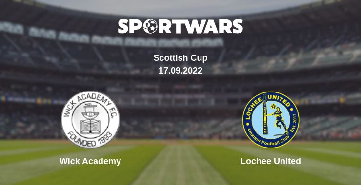 Where to watch the match Wick Academy - Lochee United