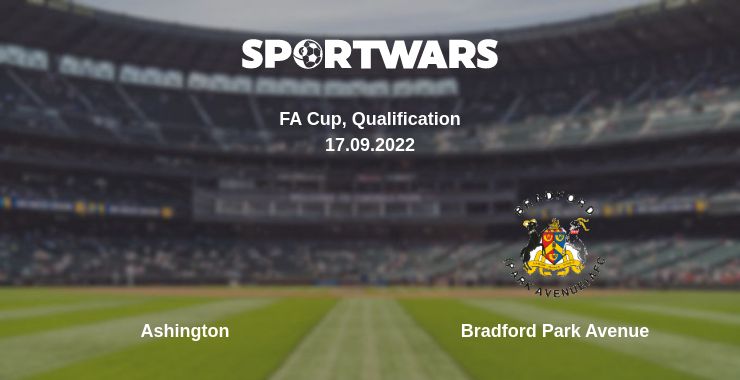 Where to watch the match Ashington - Bradford Park Avenue