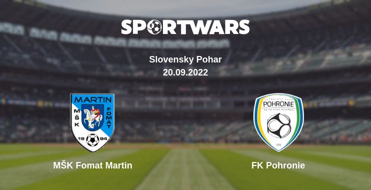 Where to watch the match MŠK Fomat Martin - FK Pohronie