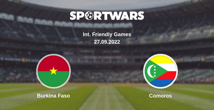 Where to watch the match Burkina Faso - Comoros