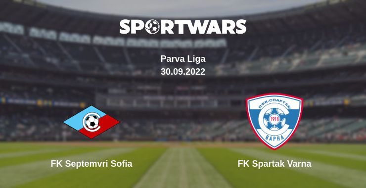 Where to watch the match FK Septemvri Sofia - FK Spartak Varna