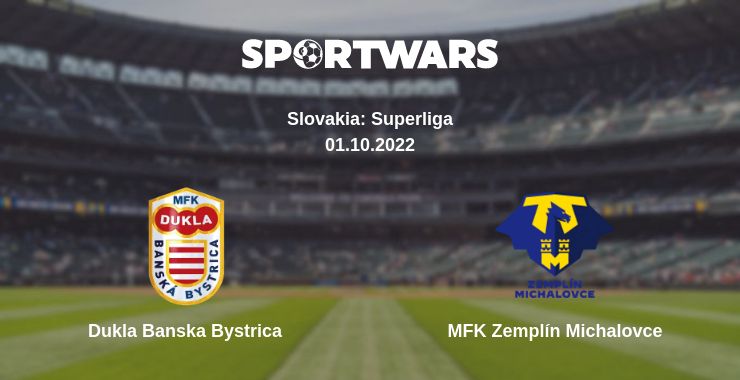 Where to watch the match Dukla Banska Bystrica - MFK Zemplín Michalovce