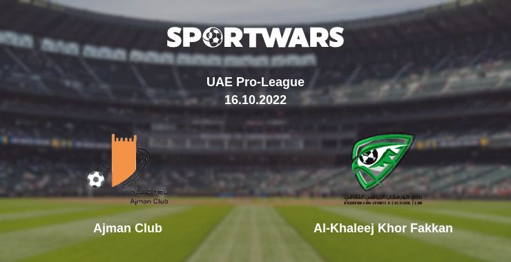 Where to watch the match Ajman Club - Al-Khaleej Khor Fakkan