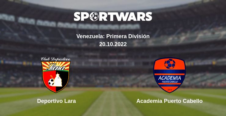 Where to watch the match Deportivo Lara - Academia Puerto Cabello