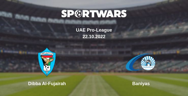 Where to watch the match Dibba Al-Fujairah - Baniyas