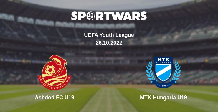 Where to watch the match Ashdod FC U19 - MTK Hungaria U19