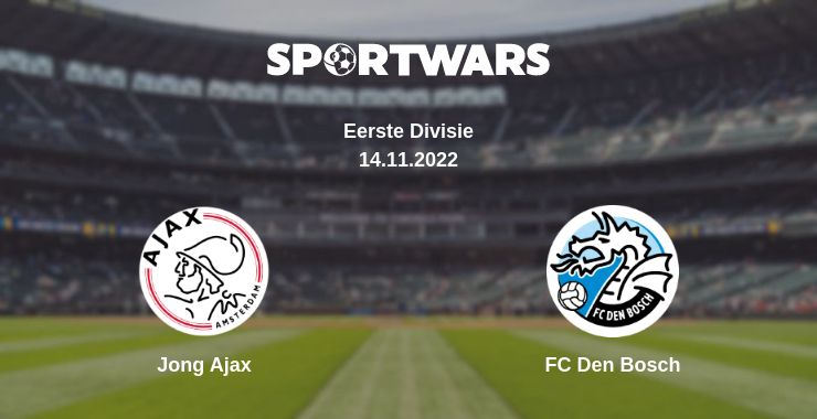 Where to watch the match Jong Ajax - FC Den Bosch