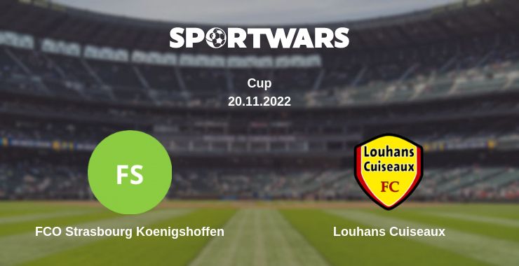 Where to watch the match FCO Strasbourg Koenigshoffen - Louhans Cuiseaux